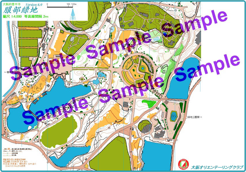 服部緑地 どこオリ